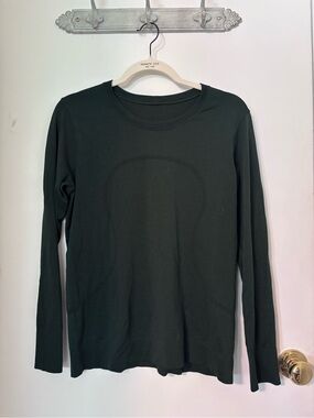 Hunter Green Swiftly Tech Long Sleeve Lululemon Running Top